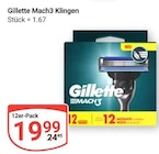 Mach3 Klingen im Angebot bei GLOBUS in Neustadt Mach3 Klingen Angebote von Gillette bei GLOBUS Neustadt für 19,99 €