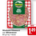 E center Reinheim - Käsewurst Angebot im Prospekt Käsewurst bei E center im Reinheim Prospekt für 1,49 €