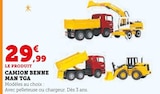 Camion benne avec pelleteuse MAN TGA - Bruder en promo chez Super U Camion benne avec pelleteuse MAN TGA - Bruder dans le catalogue Super U