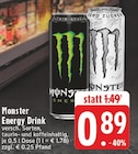 Energy Drink Angebote von Monster bei EDEKA Bergkamen für 0,89 €