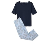 7/8-Pyjama-Set, dunkelblau im aktuellen Tchibo im Supermarkt Prospekt
