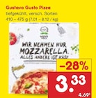 Pizza im Angebot bei Netto Marken-Discount in Borken Pizza Angebote von Gustavo Gusto bei Netto Marken-Discount Borken für 3,33 €