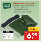 Gewebeplane inkl. Kordel im aktuellen Netto Marken-Discount Prospekt