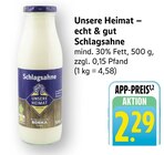 Aktuelles Schlagsahne Angebot bei EDEKA in Darmstadt ab 2,29 €