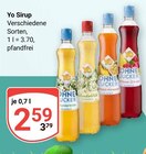 Sirup Angebote von Yo bei GLOBUS Herne für 2,59 €