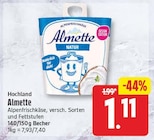 Almette von Hochland für 1,11 € bei EDEKA im Angebot Almette von Hochland im aktuellen EDEKA Prospekt