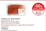 Jambon cru - PARMIGIANI - Monoprix à Nice Jambon cru - PARMIGIANI en promo chez Monoprix Nice à 3,22 €