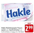 Toilettenpapier Traumweich im Angebot bei EDEKA in Darmstadt Toilettenpapier Traumweich Angebote von Hakle bei EDEKA Darmstadt für 2,99 €
