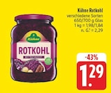 Rotkohl bei nah und gut im Bockau Prospekt für 1,29 €