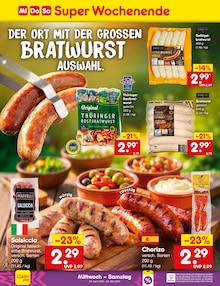 Wurst im Netto Marken-Discount Prospekt "Aktuelle Angebote" mit 61 Seiten (Karlsruhe)