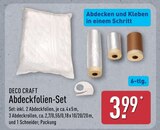 Abdeckfolien-Set von DECO CRAFT im aktuellen ALDI Nord Prospekt