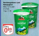 GLOBUS - Naturjoghurt Mild 1,5% Angebot im Prospekt Naturjoghurt Mild 1,5% bei GLOBUS im Prospekt "" für 0,89 €