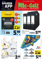 Mäc-Geiz Prospekt für Bernau mit 7 Seiten Mäc-Geiz Prospekt für Bernau: "Der Haushalts-Discounter! ", 7 Seiten, 21.09.2020 - 24.09.2020