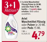 Rossmann Leipzig - Waschmittel Angebot im Prospekt Waschmittel bei Rossmann im Leipzig Prospekt für 4,79 €