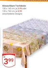 Abwaschbare Tischdecke im Angebot bei GLOBUS in Wiesbaden Abwaschbare Tischdecke Angebote bei GLOBUS Wiesbaden für 3,99 €