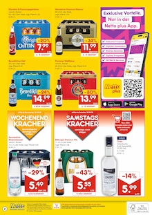 Mineralwasser im Netto Marken-Discount Prospekt "DER ORT, AN DEM DU IMMER AUSGEZEICHNETE PREISE FINDEST." mit 2 Seiten (Mannheim)