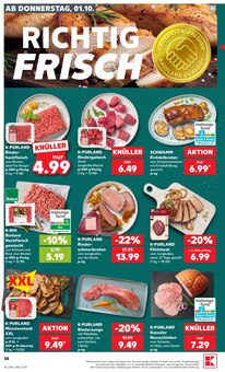 Rindfleisch im Kaufland Prospekt "Hier bin ich richtig" mit 76 Seiten (Mainz)