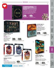 Promos Coffret Harry Potter dans le catalogue "AVEC LA CULTURE, OFFREZ DES ÉMOTIONS À PROFUSIONS !" de E.Leclerc à la page 79