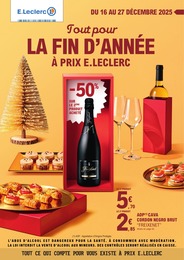 Catalogue E.Leclerc à Milly-la-Forêt, avec 64 pages Prospectus E.Leclerc à Milly-la-Forêt, "Tout pour LA FIN D'ANNÉE À PRIX E.LECLERC", 64 pages, 16/12/2025 - 27/12/2025