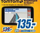 Navigationsgerät Go Classic 5 im Angebot bei expert in Mainz Navigationsgerät Go Classic 5 Angebote von TomTom bei expert Mainz für 135,00 €