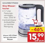 Glas-Wasserkocher Angebote von GOURMETmaxx bei Netto Marken-Discount Neustadt für 15,99 €