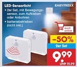 LED-Sensorlicht im Angebot bei Netto Marken-Discount in Rostock LED-Sensorlicht Angebote von EASYmaxx bei Netto Marken-Discount Rostock für 9,99 €