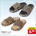 Slipper Leoprint im Angebot bei Zimmermann in Oldenburg Slipper Leoprint Angebote bei Zimmermann Oldenburg für 6,99 €