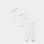 Ensemble 2 pièces coton blanc bébé - La Halle Ensemble 2 pièces coton blanc bébé à 7,99 € dans le catalogue La Halle