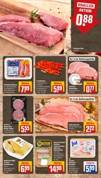 Fleisch Angebot im aktuellen REWE Prospekt auf Seite 8