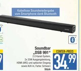Soundbar DSB 991 im Angebot bei E center in Stadtbergen Soundbar DSB 991 Angebote bei E center Stadtbergen für 34,99 €
