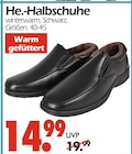 Aktuelles He.-Halbschuhe Angebot bei Wreesmann in Bremerhaven ab 14,99 €