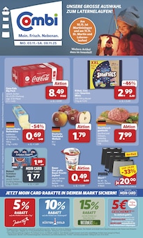 Aktueller combi Prospekt "Markt - Angebote" Seite 1 von 32 Seiten