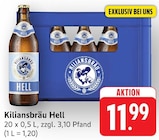 Aktuelles Kiliansbräu Hell Angebot bei EDEKA in Albstadt ab 11,99 €