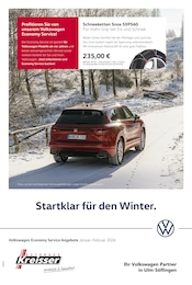 Volkswagen Prospekt für Ulm mit 1 Seite Volkswagen Prospekt für Ulm: "Startklar für den Winter", 1 Seite, 01.01.2026 - 28.02.2026