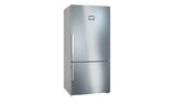 BOSCH Kühl-Gefrierkombination  KGN86AIDR ¦ silber ¦ Edelstahl,Glas,Kunststoff,Metall lackiert ¦ Maße (cm): B: 86 H: 186 T: 81.0 » Höffner Angebote von BOSCH bei Höffner Hamm für 1.029,00 €