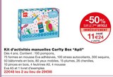 Kit d’activités manuelles Carfty Box - Apli dans le catalogue Monoprix