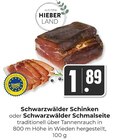 Schwarzwälder Schinken oder Schwarzwälder Schmalseite Angebote von Hieber Land bei Hieber Lörrach für 1,89 €