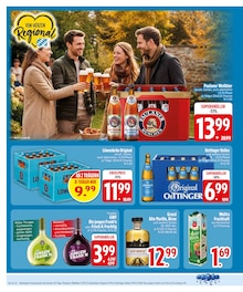 Bier im aktuellen EDEKA Prospekt (Memmingen) Bier im EDEKA Prospekt "Wir lieben Lebensmittel." mit 32 Seiten (Memmingen)