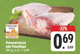 Putenunterkeule Angebote bei EDEKA Schwabach für 0,69 €