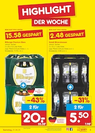 Wasser Angebot im aktuellen Netto Marken-Discount Prospekt auf Seite 3