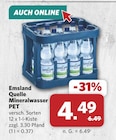 Mineralwasser im Angebot bei combi in Bremen Mineralwasser Angebote von Emsland Quelle bei combi Bremen für 4,49 €