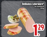 Delikatess-Leberwurst Angebote bei EDEKA Ingolstadt für 1,29 €
