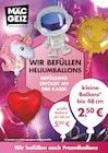 Heliumfüllung für 2,50 € bei Mäc-Geiz im Angebot Heliumfüllung im aktuellen Mäc-Geiz Prospekt
