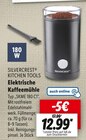 Elektrische Kaffeemühle im aktuellen Lidl Prospekt