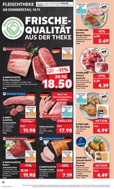 Aktueller Kaufland Prospekt mit Roastbeef, "Aktuelle Angebote", Seite 20