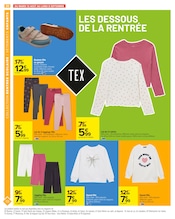 Promos Legging fille dans le catalogue "LA RENTRÉE À PETIT PRIX" de Carrefour à la page 32