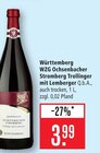 Ochsenbacher Stromberg Trollinger mit Lemberger im Angebot bei Marktkauf in Friedrichshafen Ochsenbacher Stromberg Trollinger mit Lemberger Angebote von Württemberg WZG bei Marktkauf Friedrichshafen für 3,99 €