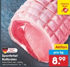 Aktuelles Spanferkel-Rollbraten Angebot bei Netto Marken-Discount in Pforzheim ab 8,99 €