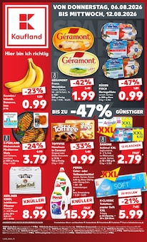 Kaufland Prospekt der Woche "Hier bin ich richtig" Seite 1, 06.08.2026 bis 12.08.2026 für Berlin Aktueller Kaufland Prospekt "Hier bin ich richtig" Seite 1 von 58 Seiten für Berlin