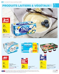 Prix et réduction Danone dans le prospectus Carrefour en cours Offre Danone dans le catalogue Carrefour du moment à la page 14